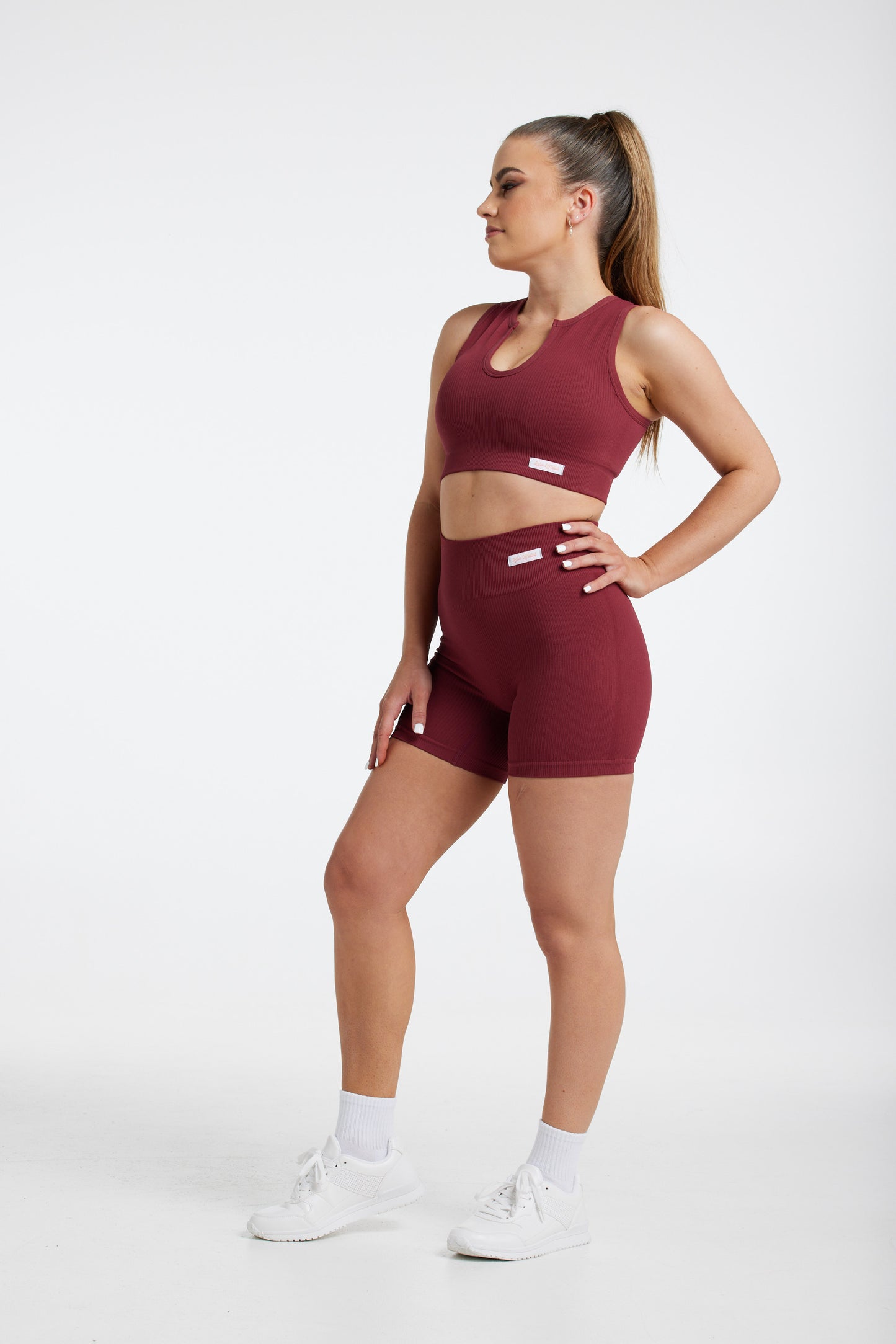 The Lily Top - Maroon